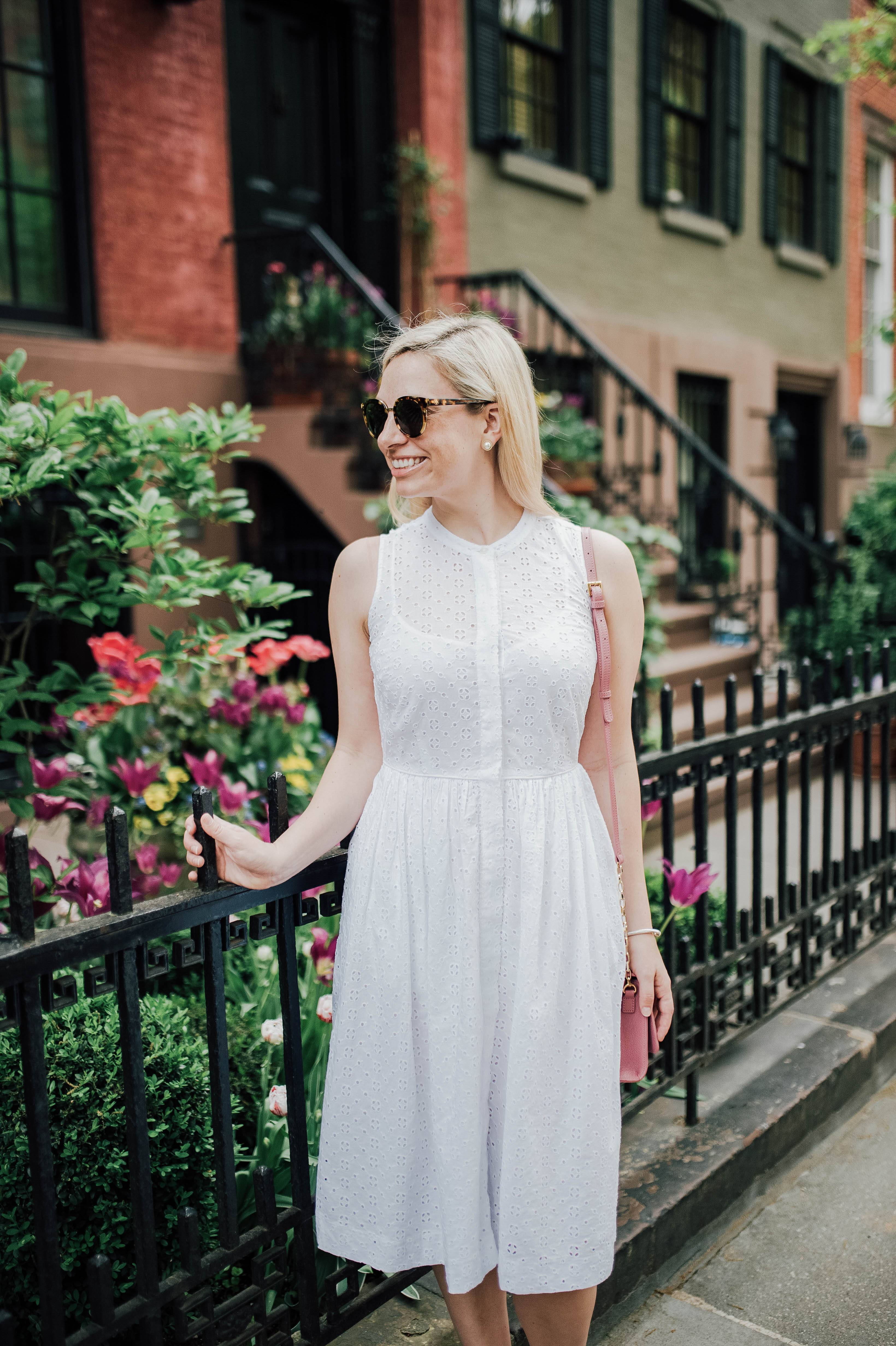 white dress