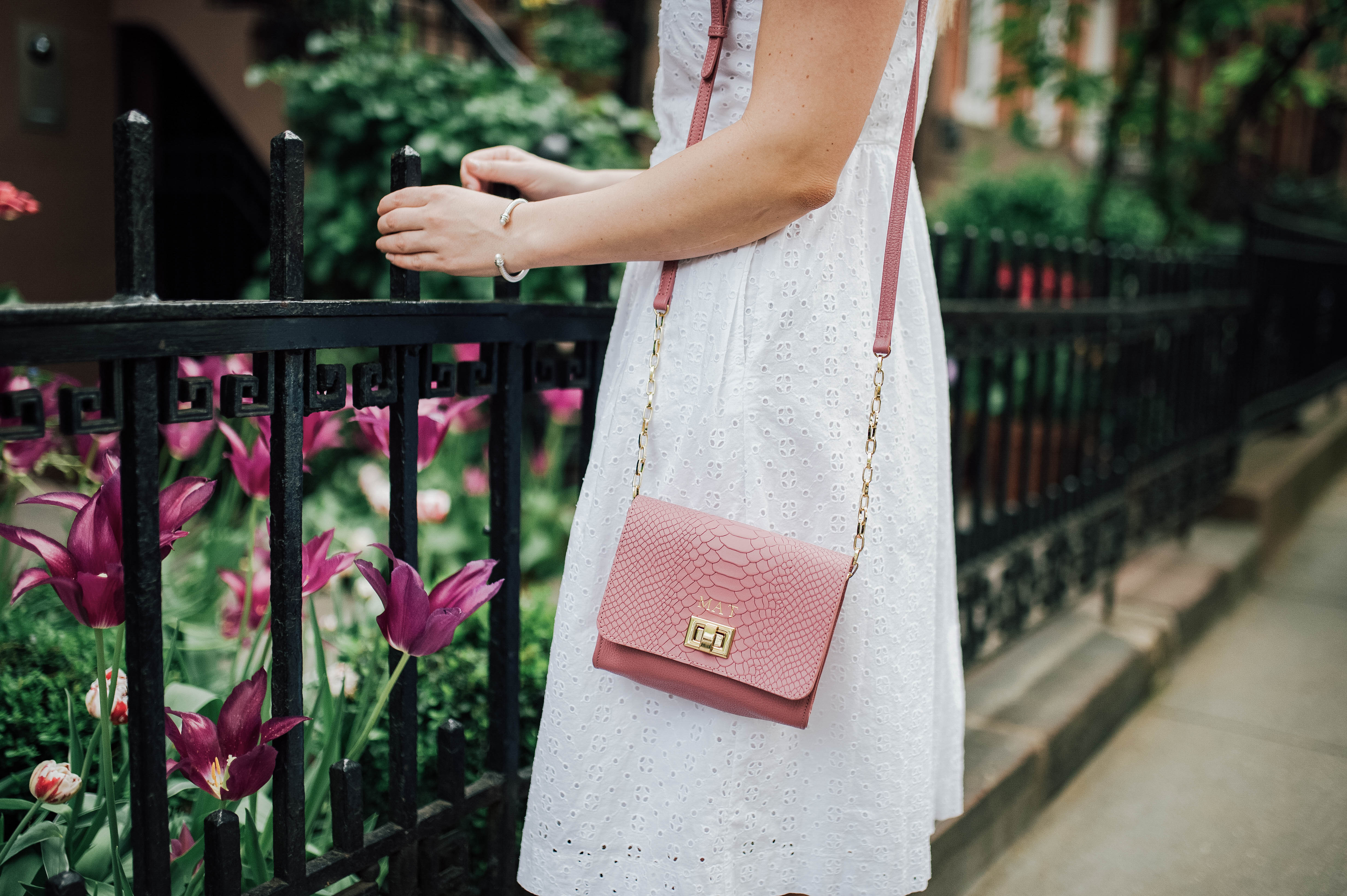 White Eyelet Dress