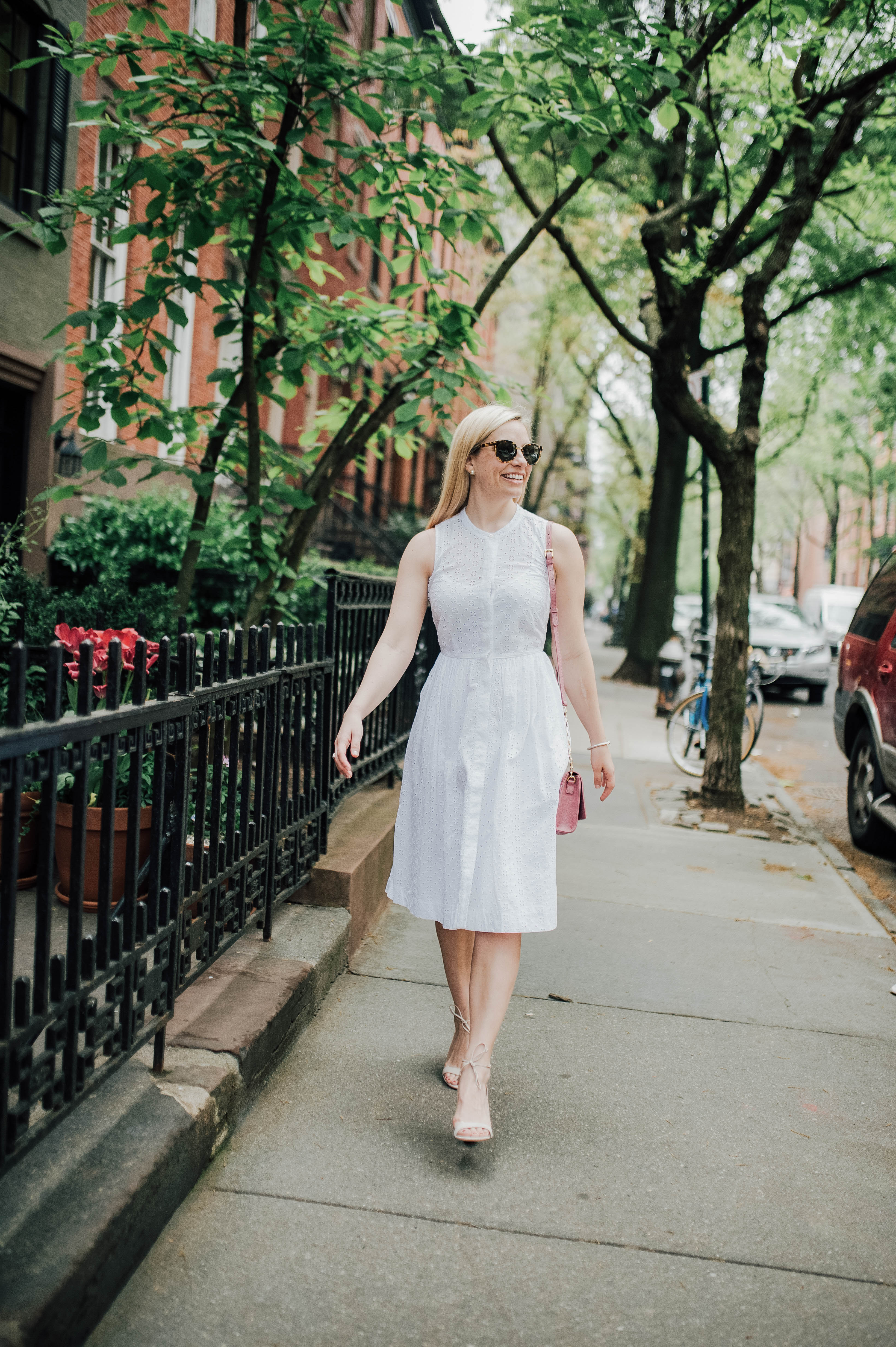 white dress