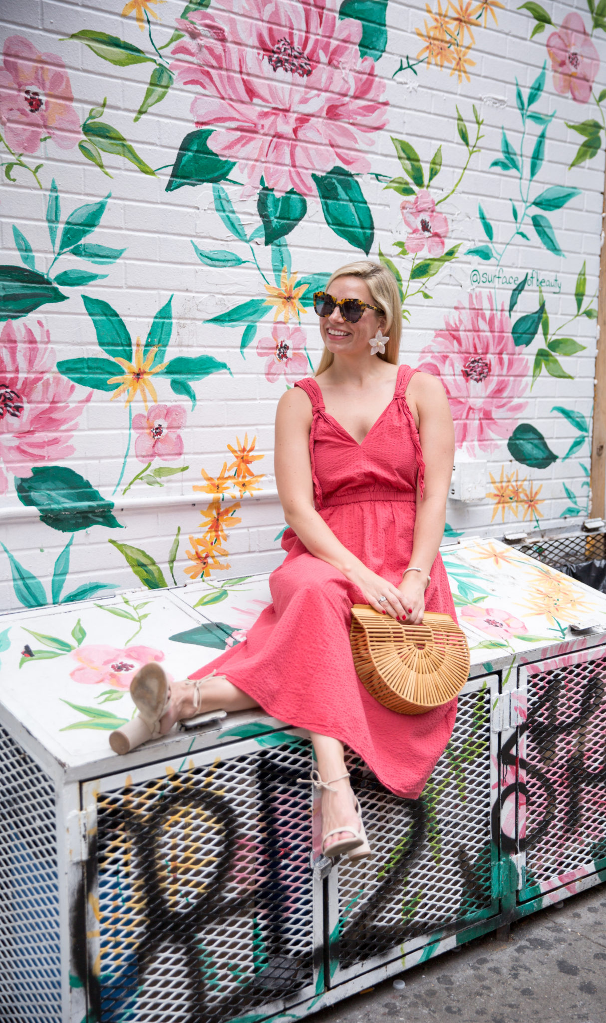 floral mural