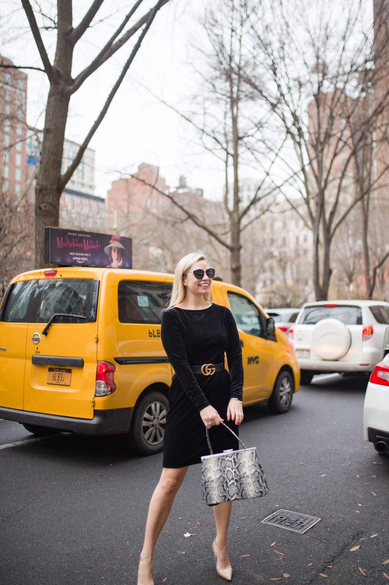 velvet black dress