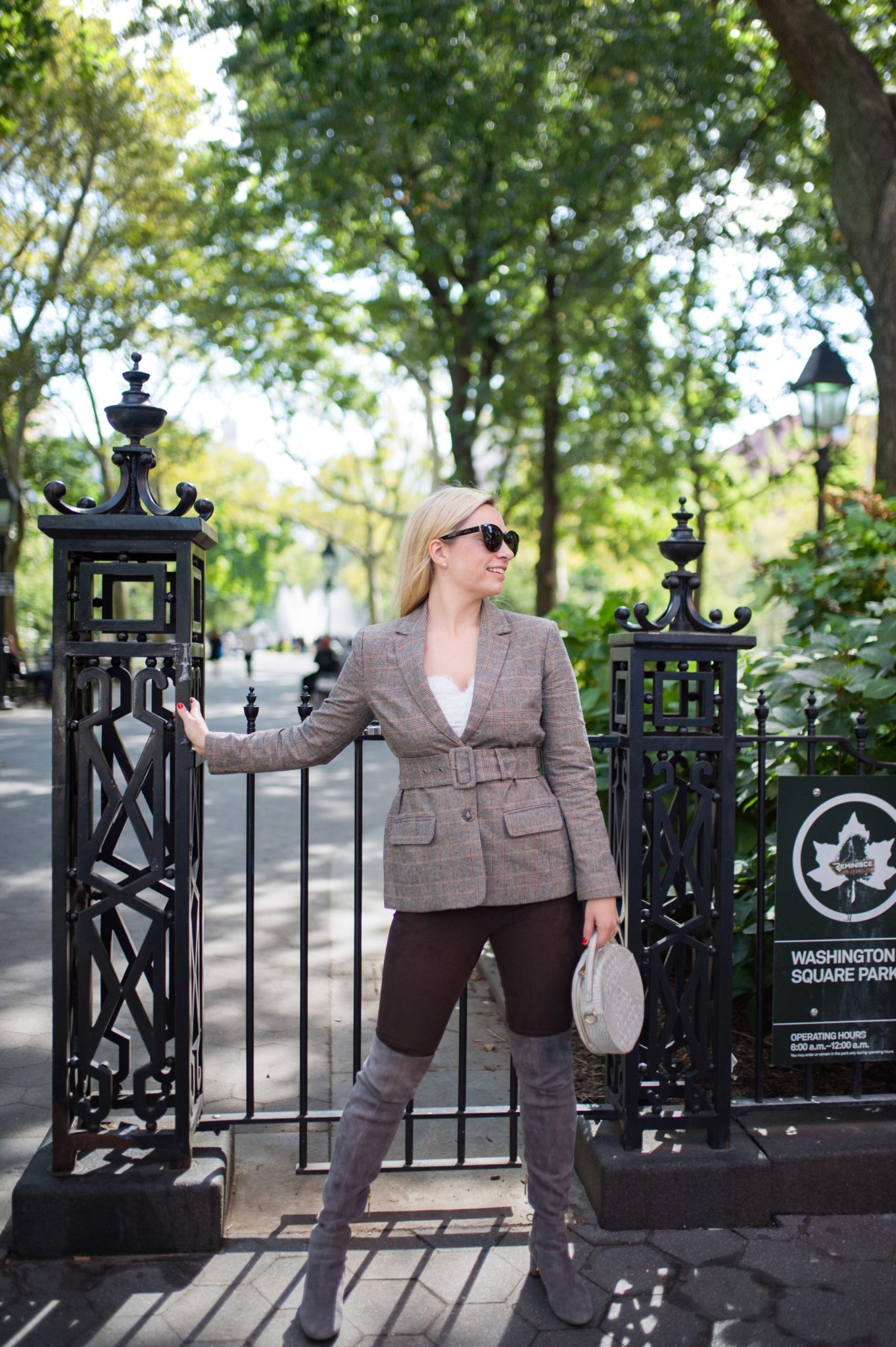 belted blazer