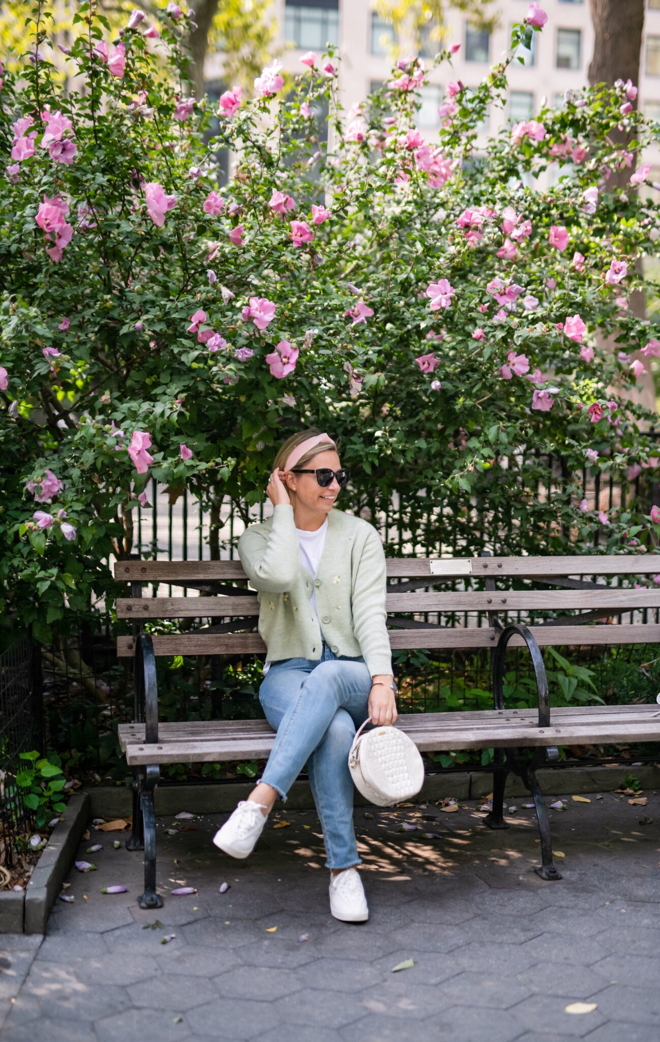 floral cardigan