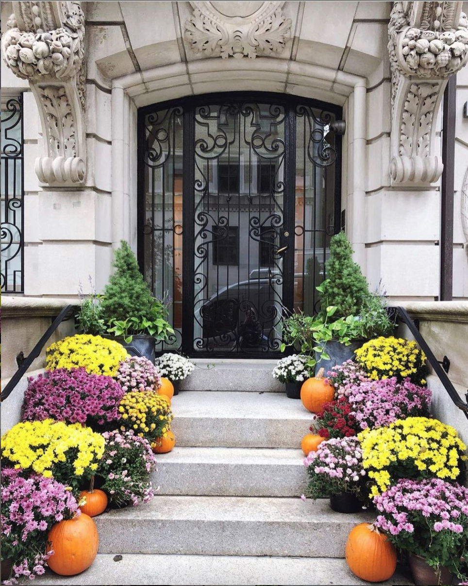 fall front porch