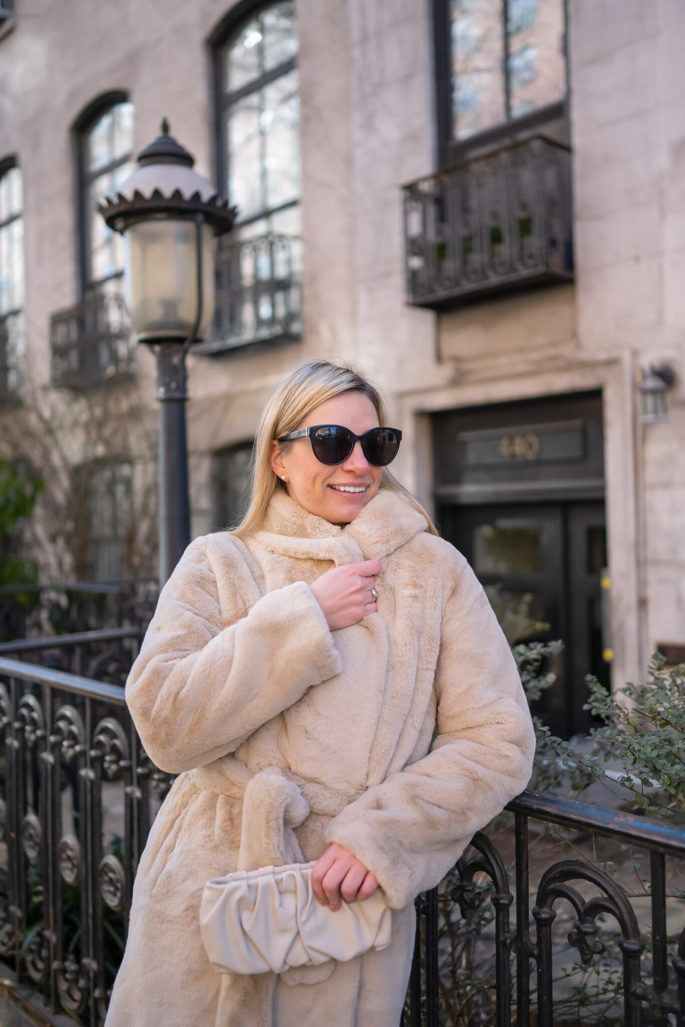 faux fur coat