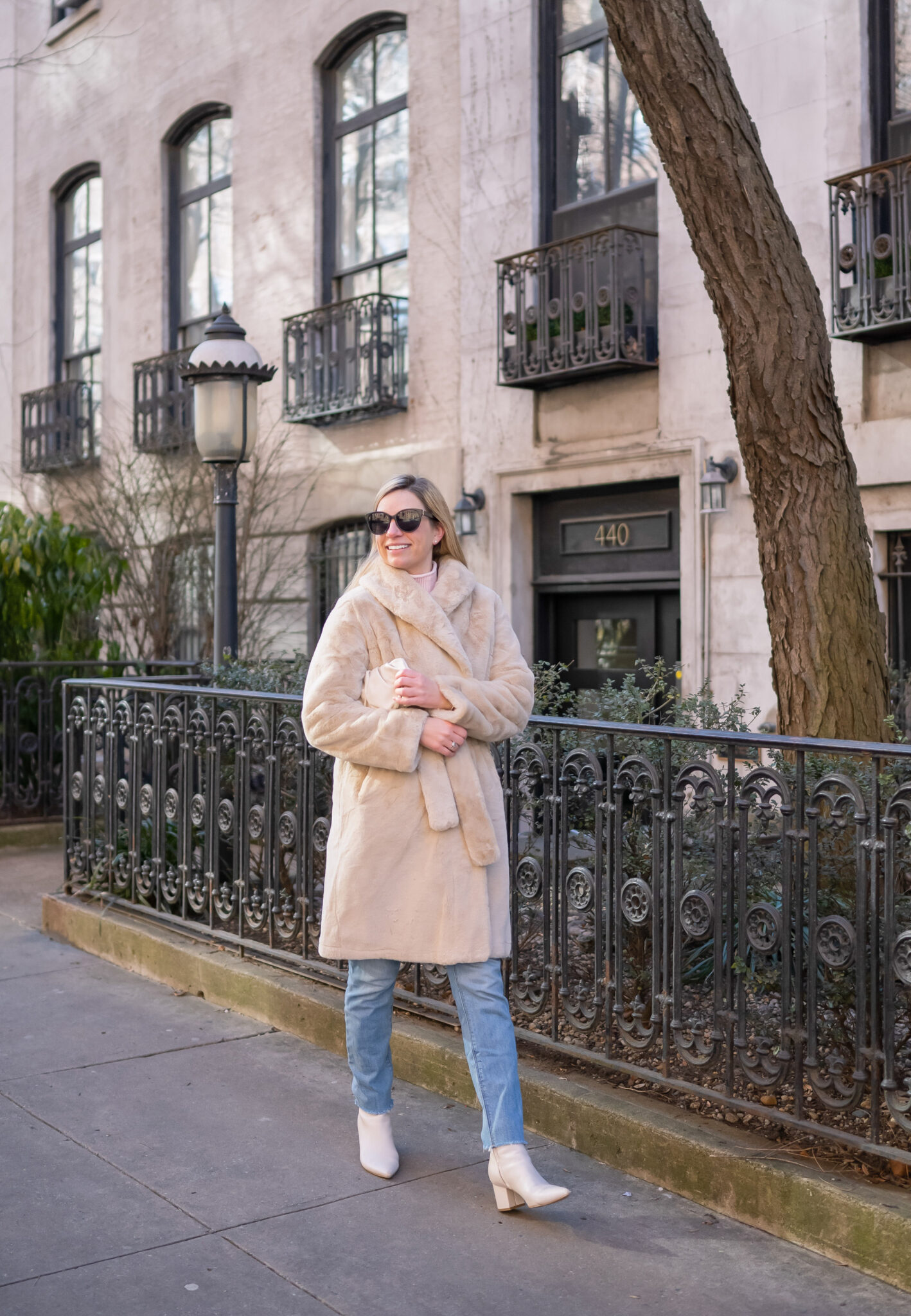 faux fur coat