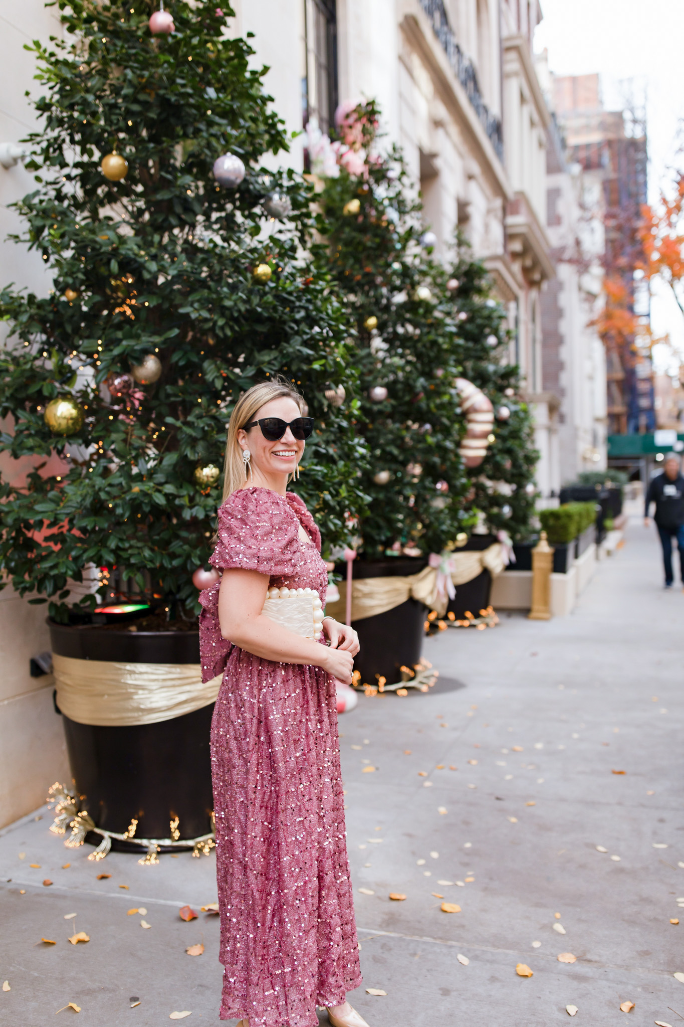 sequined dress