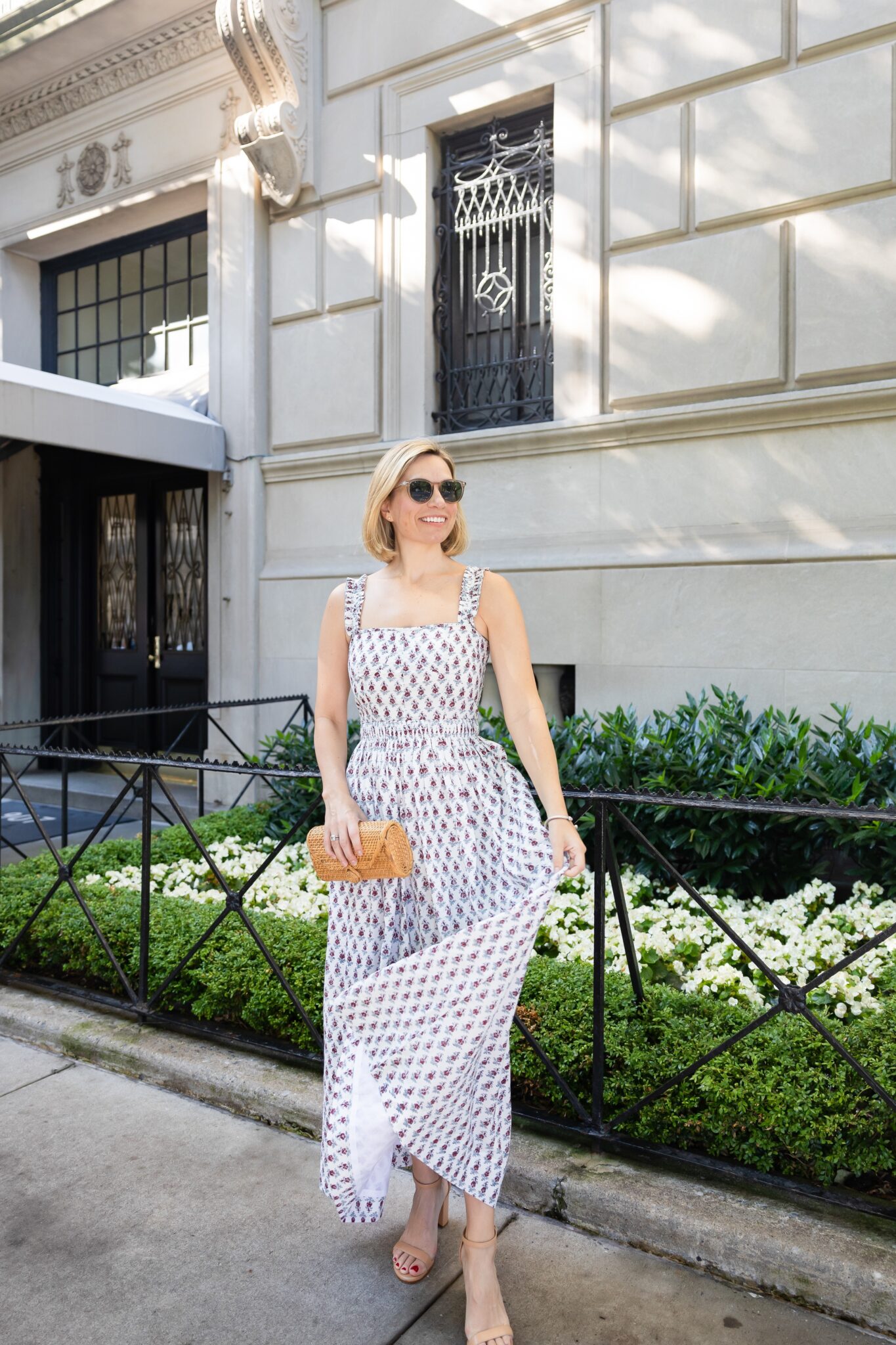 fall flower dress