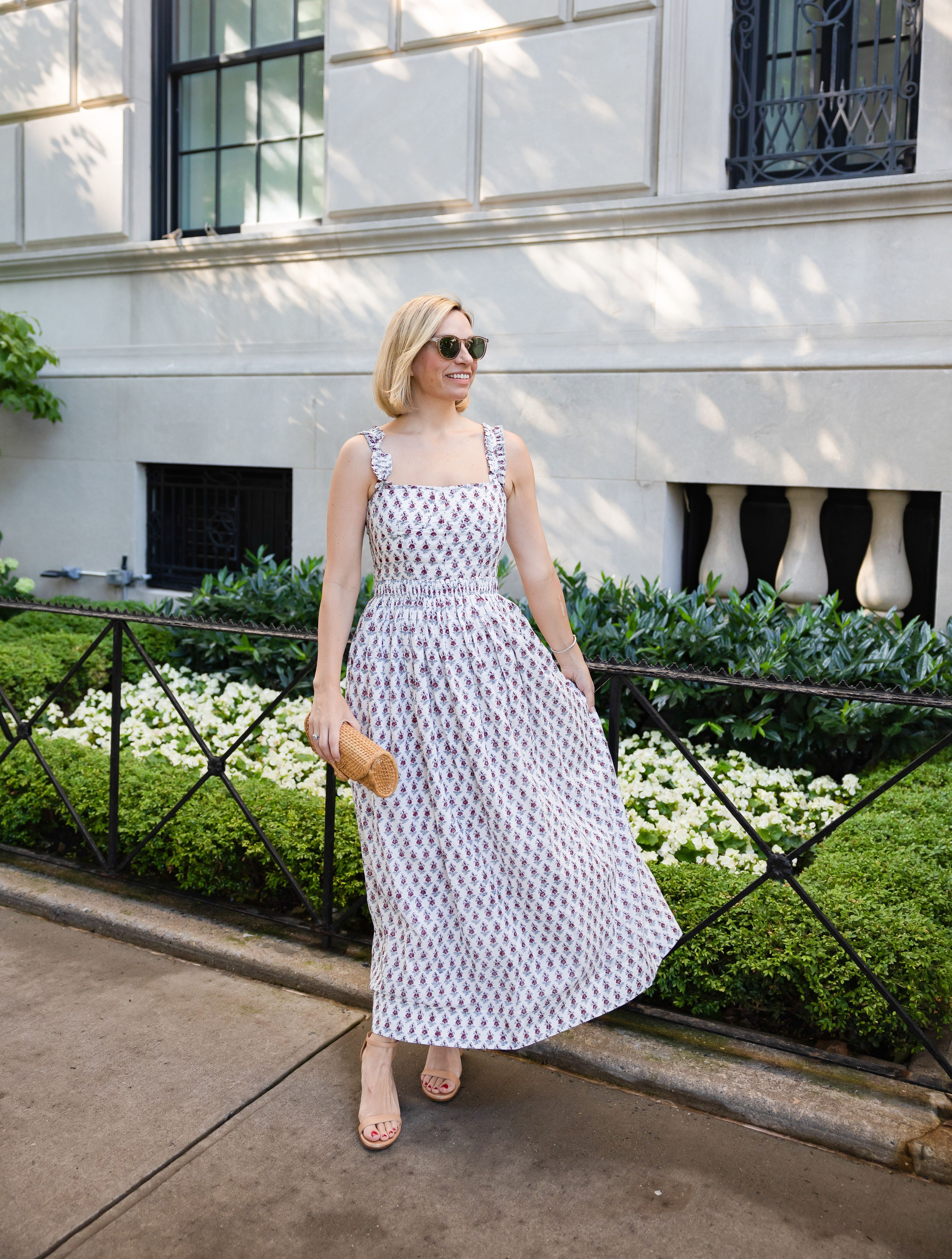 fall flower dress