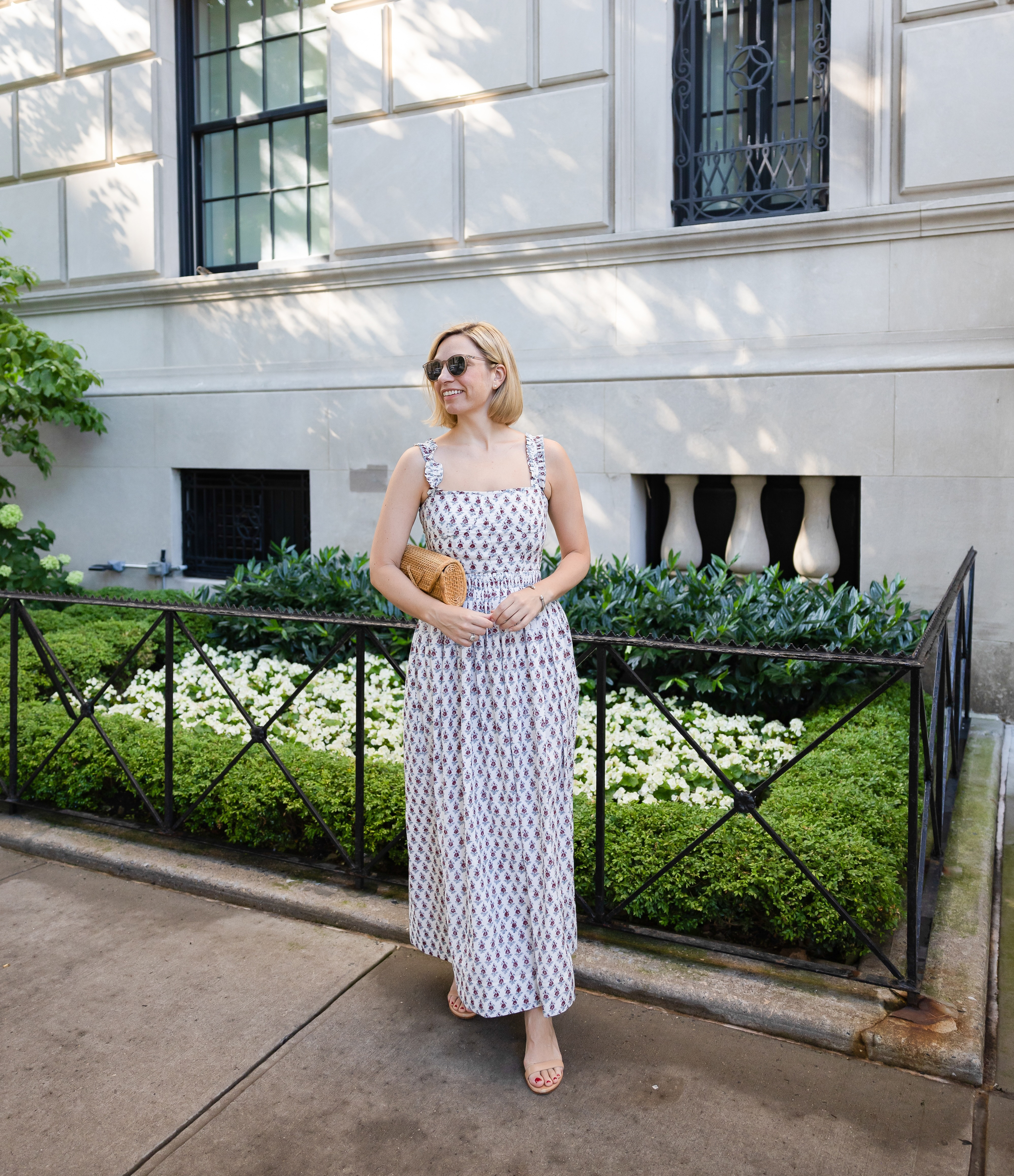 fall flower dress