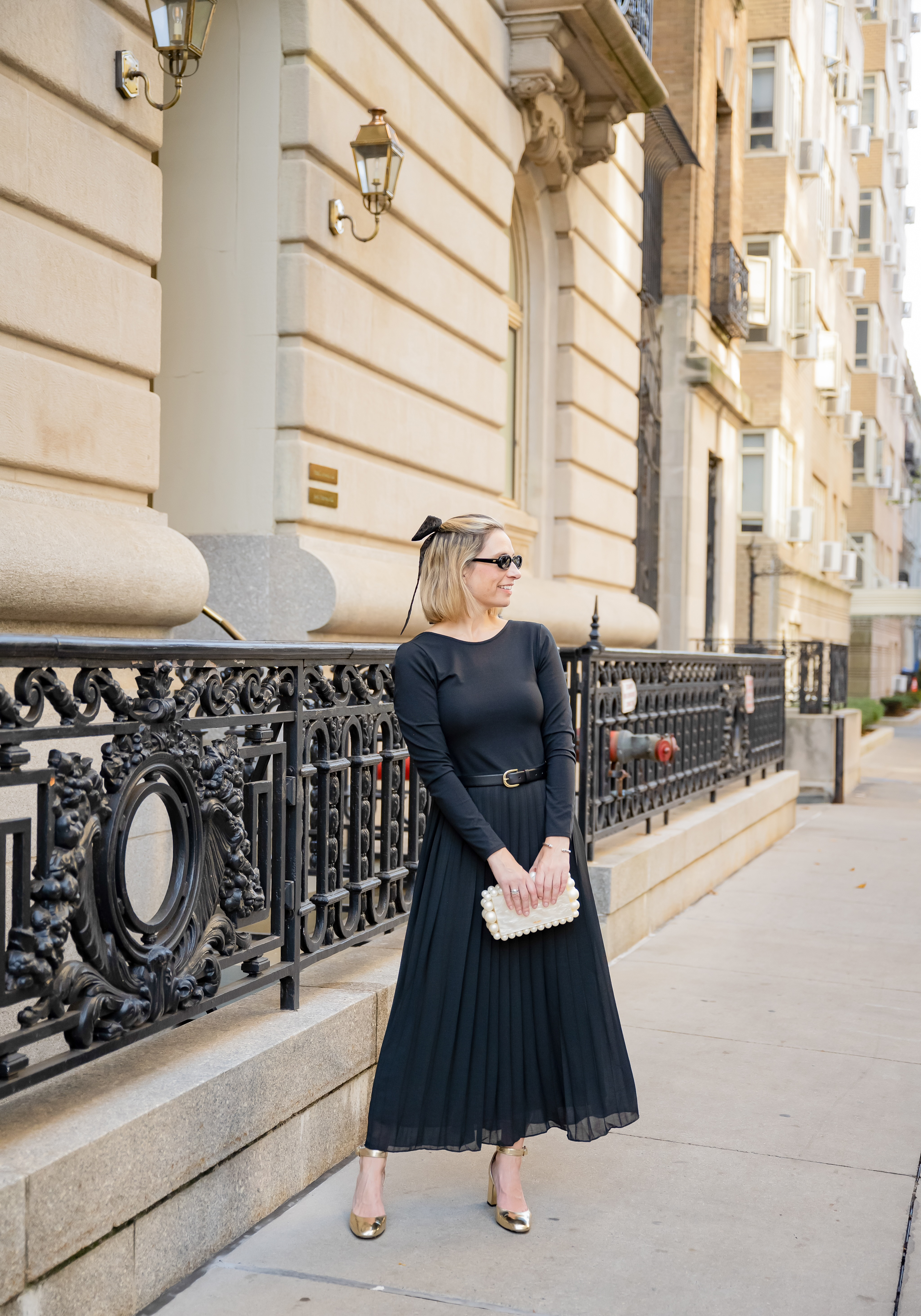 black dress