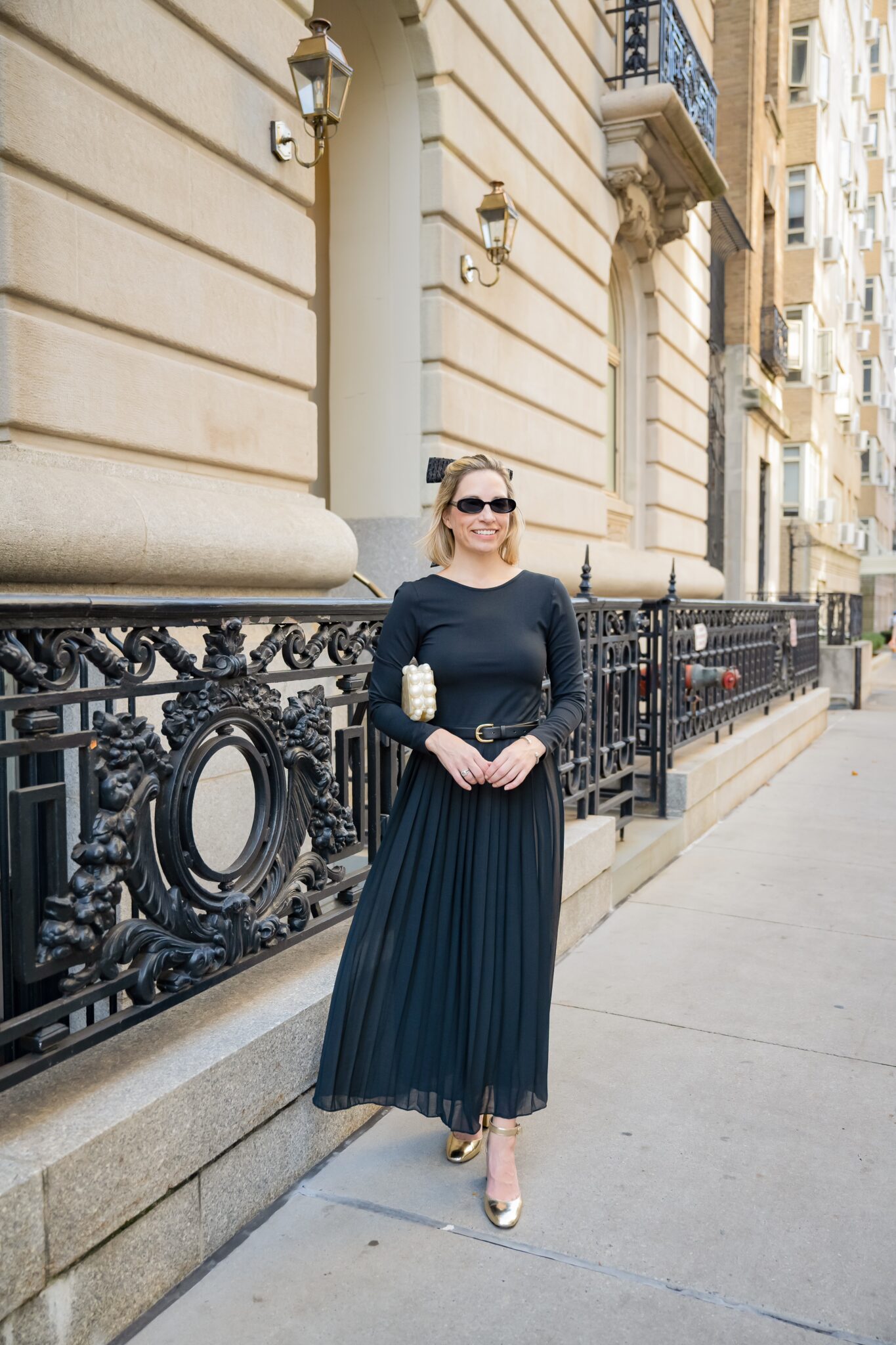 black dress